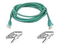 Belkin A3L791-07-GRN-S 7-Feet 10/100BT RJ45M/RJ45M CAT5E Snagless Patch Cable (Green) Belkin A3L791-07-GRN-S 7-Feet 10/100BT RJ45M/RJ45M CAT5E Snagless Patch Cable (Green)