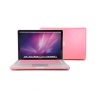 GMYLE(R) 2 in 1 - Pink Frosted Matte Rubber Coated Rubberized See Thru Hard Snap On Case for Apple 13.3 inch Macbook Pro - With Silicone Pink Protective Keyboard Skin Cover