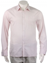 Kenneth Cole Men's White Micro Stripe Long Sleeve Button Down Shirt, XX-Large Kenneth Cole Men's White Micro Stripe Long Sleeve Button Down Shirt, XX-Large
