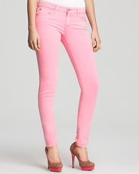 Ultra-skinny and electrically hued, these 7 For All Mankind skinny jeans master the color-pop denim trend with panache. Ultra-skinny and electrically hued, these 7 For All Mankind skinny jeans master the color-pop denim trend with panache.