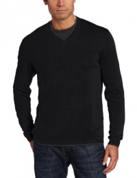 Perry Ellis Men's Long Sleeve Soild Merino V-Neck Sweater Perry Ellis Men's Long Sleeve Soild Merino V-Neck Sweater
