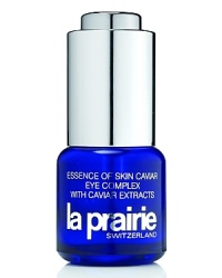 Essence of Skin Caviar Eye Complex is a targeted firming and hydrating energizer especially designed for the delicate eye area. This quick penetrating gel helps minimize fine lines as it soothes and tones fragile eye-area skin.