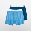 Calvin Klein Men's Basic Relaunch Recolor 2 Pack Boxer Fashion Brief, Windsurf, Small