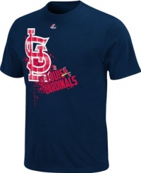 MLB Youth St. Louis Cardinals Bat Boy Athletic Navy Short Sleeve Basic Tee By Majestic MLB Youth St. Louis Cardinals Bat Boy Athletic Navy Short Sleeve Basic Tee By Majestic