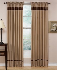 Spa Collection Curtains Taupe and Chocolate Stripe Set of 2 Window Panels Coverings Treatments Spa Collection Curtains Taupe and Chocolate Stripe Set of 2 Window Panels Coverings Treatments