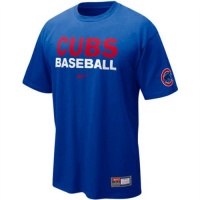 Chicago Cubs Royal Blue MLB Practice T-Shirt by Nike Chicago Cubs Royal Blue MLB Practice T-Shirt by Nike