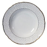 Simply Anna Polka is a simply elegant collection of embossed whiteware with Anna Weatherley's signature shark's tooth gold banding and hand-painted gold polka dots. The collection works beautifully with all of Anna's lavishly decorated offerings. Simply Anna Polka is a simply elegant collection of embossed whiteware with Anna Weatherley's signature shark's tooth gold banding and hand-painted gold polka dots. The collection works beautifully with all of Anna's lavishly decorated offerings.