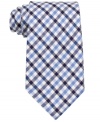 Gingham gets professional with this sharp tie from Tommy Hilfiger.