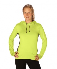 Sporthill Women's Crescent Hoodie (Lime/Pewter, X-Small) Sporthill Women's Crescent Hoodie (Lime/Pewter, X-Small)