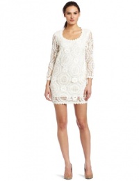 French Connection Women's Lark Rise Lace Dress, Cream, 10 French Connection Women's Lark Rise Lace Dress, Cream, 10