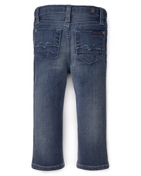Your little rebel is sure to find his cause in these adorable, standard straight leg jeans from 7 For All Mankind. Your little rebel is sure to find his cause in these adorable, standard straight leg jeans from 7 For All Mankind.