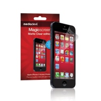 MediaDevil Magicscreen Screen Protector: Matte Clear (Anti-Glare) edition - For Apple iPhone 5 (2 x FRONT screen protectors). MediaDevil Magicscreen Screen Protector: Matte Clear (Anti-Glare) edition - For Apple iPhone 5 (2 x FRONT screen protectors).