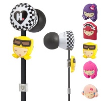 Monster Harajuku Lovers Wicked Style In-Ear Headphones Featuring Interchangeable Faces Monster Harajuku Lovers Wicked Style In-Ear Headphones Featuring Interchangeable Faces