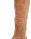 FRYE Women's Paige Tall Riding Boot,Tan Burnished Antiqued Leather,8 M US