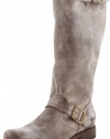 FRYE Women's Veronica Slouch Boot,Slate Burnished antique Leather,6.5 M US