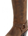 FRYE Women's Harness 12R Boot,Tan/ Tan,7.5 M