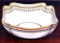 Mottahedeh Chinoise Blue Large Square Bowl 9 In Mottahedeh Chinoise Blue Large Square Bowl 9 In