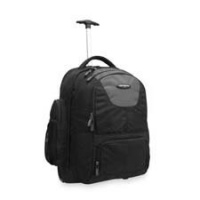Samsonite Corporation - Wheeled Backpack, w/Organizational Pockets, Black Samsonite Corporation - Wheeled Backpack, w/Organizational Pockets, Black