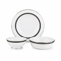 Kate Spade and Lenox join together to bring ease, elegance and understated wit to the table. Union Street translates kate spade's signature contrast stitching to the table with simple black banding dotted with white. Dishwasher safe. Kate Spade and Lenox join together to bring ease, elegance and understated wit to the table. Union Street translates kate spade's signature contrast stitching to the table with simple black banding dotted with white. Dishwasher safe.