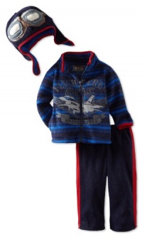 Nannette Baby-Boys Infant 2 Piece Flight Crew Jacket Set, Navy, 18 Months Nannette Baby-Boys Infant 2 Piece Flight Crew Jacket Set, Navy, 18 Months