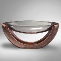 Nambe Pebble 5-Inch Glass Server Nambe Pebble 5-Inch Glass Server
