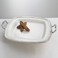 This Tuscan Large Square Tray from Arte Italica is perfect for displaying at any gathering. Dishwasher safe on the low-heat, gentle setting, please use non-abrasive detergent. Hand washing is recommended. This Tuscan Large Square Tray from Arte Italica is perfect for displaying at any gathering. Dishwasher safe on the low-heat, gentle setting, please use non-abrasive detergent. Hand washing is recommended.