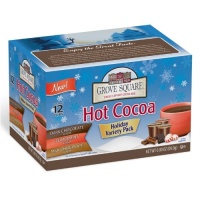 Grove Square Hot Cocoa Cups Variety Pack, Single Serve Cup for Keurig K-Cup Brewers, 12-Count Grove Square Hot Cocoa Cups Variety Pack, Single Serve Cup for Keurig K-Cup Brewers, 12-Count