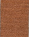 Area Rug 3x5 Rectangle Natural Fiber Orange Color - Surya Continental Rug from RugPal