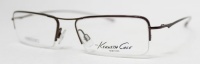 Kenneth Cole New York Ophthalmic Eyewear Deep Brown Metal Rimless Rectangle KC138 48 Kenneth Cole New York Ophthalmic Eyewear Deep Brown Metal Rimless Rectangle KC138 48