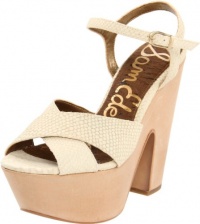 Sam Edelman Women's Corbin Platform Sandal,Ivory,7.5 M US