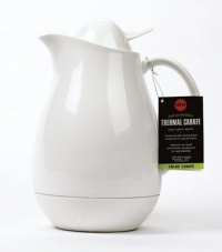 Copco Chloe 1 Quart Thermal Capacity Carafe, White Copco Chloe 1 Quart Thermal Capacity Carafe, White