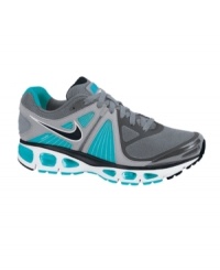 Nike's Air Max Tailwind+ 4 sneakers feature large Flywire panels that keep your foot locked in place with a secure and lightweight fit. They're supportive without sacrificing flexibility and come in great colors. Run along, now. Nike's Air Max Tailwind+ 4 sneakers feature large Flywire panels that keep your foot locked in place with a secure and lightweight fit. They're supportive without sacrificing flexibility and come in great colors. Run along, now.