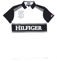 Tommy Hilfiger Men Custom Fit Big Horizontal Logo Polo T-shirt Tommy Hilfiger Men Custom Fit Big Horizontal Logo Polo T-shirt