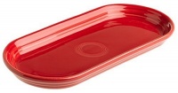 Fiesta 12-Inch by 5-3/4-Inch Bread Tray, Scarlet Fiesta 12-Inch by 5-3/4-Inch Bread Tray, Scarlet