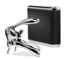 Metrokane VIP Sterling Rabbit Corkscrew with Black Leather Presentation Case