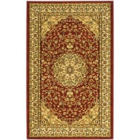 Safavieh Lyndhurst Collection LNH222B Red and Ivory Area Rug, 3 feet 3 inches by 5 feet 3 inches (3'3 x 5'3) Safavieh Lyndhurst Collection LNH222B Red and Ivory Area Rug, 3 feet 3 inches by 5 feet 3 inches (3'3 x 5'3)