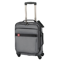 Comfort grip, one-touch dual-trolley aluminum handle system locks into two different positions, 41 & 39, to accommodate travelers of various heights. A four-wheel caster system adds stability, providing 360 degree maneuverability and producing zero weight-in-hand when rolling upright. Larger, 60mm rear casters allow you to tilt the bag onto two wheels to handle curbs and other obstacles with ease. Spacious main packing area expands 2.5 for additional packing capacity and features lockable zippers sliders. Removable Attach-a-Bag strap secures an additional bag to the front of the upright for consolidated travel. Comfort grip, one-touch dual-trolley aluminum handle system locks into two different positions, 41 & 39, to accommodate travelers of various heights. A four-wheel caster system adds stability, providing 360 degree maneuverability and producing zero weight-in-hand when rolling upright. Larger, 60mm rear casters allow you to tilt the bag onto two wheels to handle curbs and other obstacles with ease. Spacious main packing area expands 2.5 for additional packing capacity and features lockable zippers sliders. Removable Attach-a-Bag strap secures an additional bag to the front of the upright for consolidated travel.