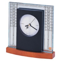 Frank Lloyd Wright Collection - Glasner House Tabletop Clock by Bulova Frank Lloyd Wright Collection - Glasner House Tabletop Clock by Bulova