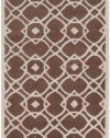 Area Rug 2x8 Runner Transitional Brown-Beige Color - Surya Goa Rug from RugPal