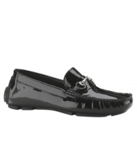 The penny loafer is back in a big way, and this version by Cole Haan is available in a chic patent finish. The penny loafer is back in a big way, and this version by Cole Haan is available in a chic patent finish.