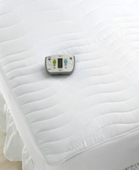 Fall asleep in the healing warmth of the Rest and Relieve Therapeutic mattress pad. An ultra-soft 100% cotton cover cradles you in cozy luxury as the pad soothes muscles and comforts joints while you dream. Featuring three warming zones with 10 warming settings per zone for the ultimate in personalized comfort. Also includes wireless control, pre-heat options and automatic on-off capabilities for a safe, worry-free rest. Fall asleep in the healing warmth of the Rest and Relieve Therapeutic mattress pad. An ultra-soft 100% cotton cover cradles you in cozy luxury as the pad soothes muscles and comforts joints while you dream. Featuring three warming zones with 10 warming settings per zone for the ultimate in personalized comfort. Also includes wireless control, pre-heat options and automatic on-off capabilities for a safe, worry-free rest.
