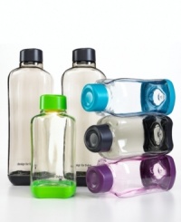 Ready, set, H20! You're always on the go and you need water always on hand-Design For Living's smart solutions are sleek, lightweight and dishwasher safe. An innovative stackable design keeps the water bottles organized and ready to be grabbed from your cabinets, while leak-proof technology keeps water in the bottle and not in your bag. Ready, set, H20! You're always on the go and you need water always on hand-Design For Living's smart solutions are sleek, lightweight and dishwasher safe. An innovative stackable design keeps the water bottles organized and ready to be grabbed from your cabinets, while leak-proof technology keeps water in the bottle and not in your bag.