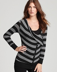 Stripe your denim with this cozy-chic Red Haute sweater that features a stylish, drapey cowl neckline. Stripe your denim with this cozy-chic Red Haute sweater that features a stylish, drapey cowl neckline.