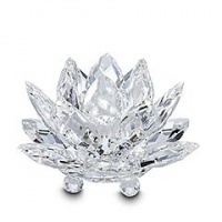Swarovski Crystal Small Waterlily Candleholder 11867 Swarovski Crystal Small Waterlily Candleholder 11867