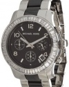 Michael Kors Women's MK5677 Runaway Silver and Black Stainless Steel Watch