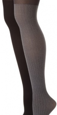 Calvin Klein Women's 2 Pack Texture Opaque Tights Calvin Klein Women's 2 Pack Texture Opaque Tights