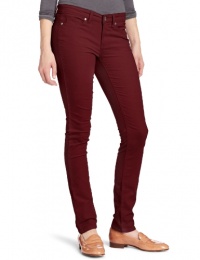 Calvin Klein Jeans Women's Ultimate Skinny Power Stretch Corduroy Pant, Wine, 12x32