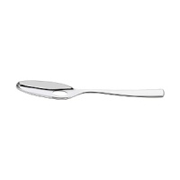 Designed by Peter Baurle, this contemporary design features a slender neck, flared handles and an elongated head with a hole for draining olive juice.