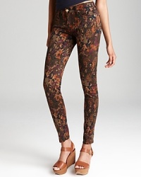 These 7 For All Mankind skinny jeans are emblazoned with a painterly floral print that works day or night, summer or fall. These 7 For All Mankind skinny jeans are emblazoned with a painterly floral print that works day or night, summer or fall.