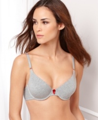 Treat yourself to a bra that's as comfy as your favorite t-shirt. Maidenform's Signature cotton demi bra. Style #9259 Treat yourself to a bra that's as comfy as your favorite t-shirt. Maidenform's Signature cotton demi bra. Style #9259